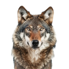 Fototapeta premium wolf isolated on white background