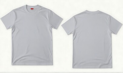 white t shirt design template