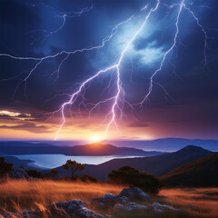 번개, Lightning, 천둥, Thunder, 폭풍, Storm, 전기, Electricity, 번개불, Lightning bolt, 섬광, Flash, 강력한, Powerful, 자연, Nature, 하늘, Sky, 대기, Atmosphere, 기후, Climate, 빛, Light, 소리, Sound, 위험한, Dangerous, 에너지, Energ
