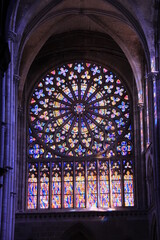 Vitraux de la cath&eacute;drale Saint-Vincent-de-Saragosse de Saint-Malo