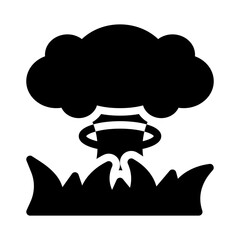 explosion glyph icon