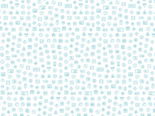 ミニ標識の壁紙イラスト