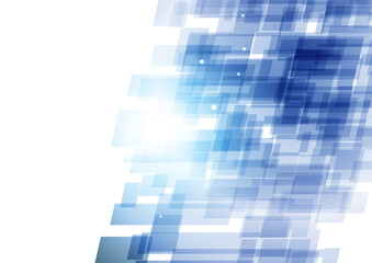 青のデジタルサイバーイメージ背景