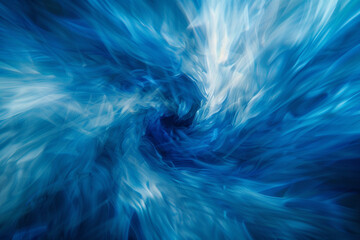Chic azure and indigo abstract blur for a stylish, modern look.
