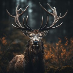 Irish elk, the giant deer or Irish deer, is an extinct species of deer, standing in their habitat