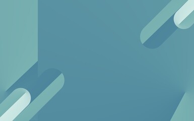 Elegant geometric model with a minimalist light blue premium abstract background. Unique wallpaper designs for brochures, websites, presentations, posters, and other media.
