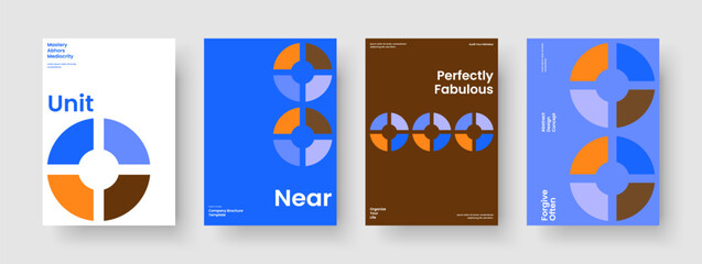Fototapeta premium Abstract Business Presentation Design. Geometric Background Template. Modern Flyer Layout. Book Cover. Report. Poster. Brochure. Banner. Catalog. Magazine. Notebook. Handbill. Advertising. Leaflet