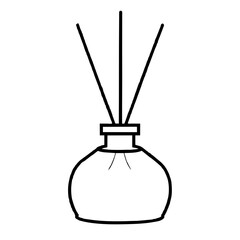  vibrant fragrance diffuser with a colorful liquid.
