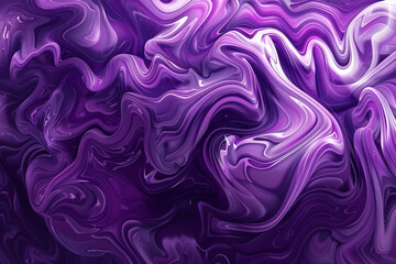 Obraz premium Violet dynamic art with swirling patterns, infusing energy and motion.