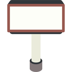 Fototapeta premium Billboard Illustration