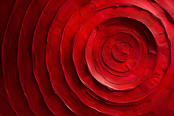Energetic design projects enhanced with vibrant red circular abstract.