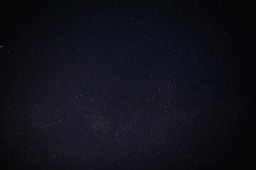 Fototapeta premium Night sky. Stars and galaxies in the sky at dusk.