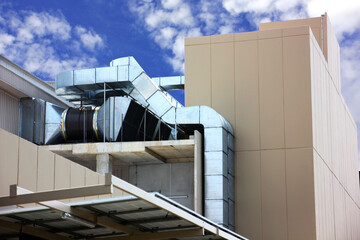 air circulation system install outside of the building