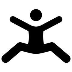 jump solid icon