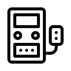 control panel line icon