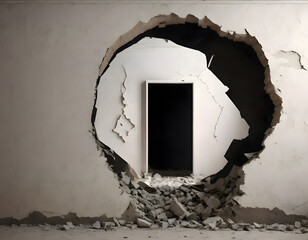 Doorway Through a Broken Wall