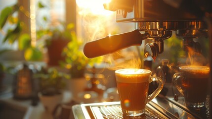 Start your day with the rich aroma of freshly brewed coffee.