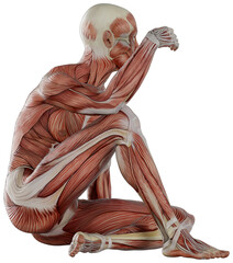 muscle body exercise person with transparent background	