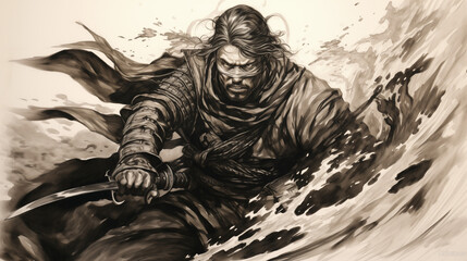 a brave and matchless ninja.