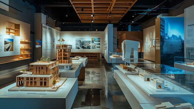 The Architecture Faculty displays innovative building models and design concepts.