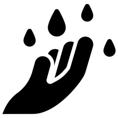 hand solid icon