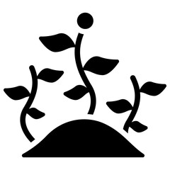 plant solid icon