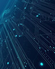 Fototapeta premium circuit board background