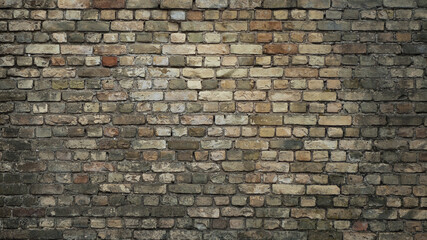 wall made of old brick close-up
