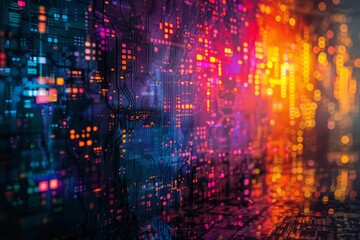 Obraz premium Background for 1Blockchain 2News Articles section