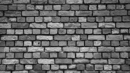 Fototapeta premium gray wall made of old brick close-up