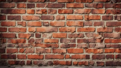 Fototapeta premium old-wall-background-with-stained-aged-bricks
