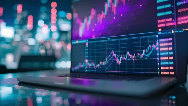 chart Business finance, investment, increase sales, revenue profit, world economic growth concept.Forex financial graph chart, market report on cash currency and finance Digital economy