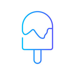 ice cream gradient icon