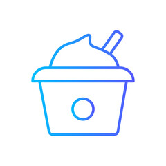 yoghurt gradient icon