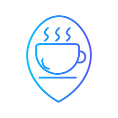 cafe gradient icon