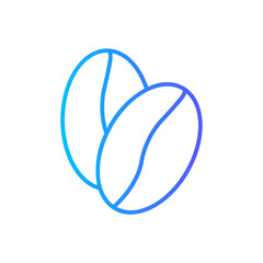 coffee beand gradient icon