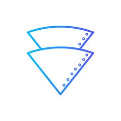 coffee filter gradient icon