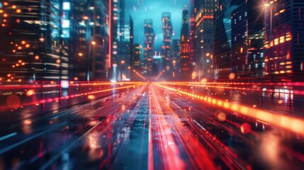 Fototapeta premium Step into the future of visual technology with our 8K advertisement mockup, promising unparalleled realism and clarity that captivates the senses.