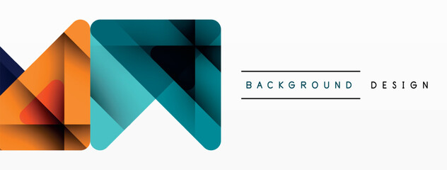 Business triangle and squares vector abstract background. Vector Illustration For Wallpaper, Banner, Background, Card, Book Illustration, landing page