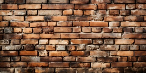 Obraz premium Angle view of a brick wall background. Concept Brick Wall Background, Outdoor Photography, Texture Details, Urban Portrait Shoot