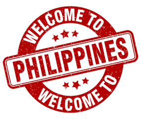 Welcome to Philippines stamp. Philippines round sign