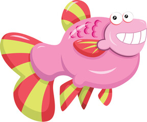 Pink fat fish