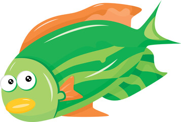 Green fish