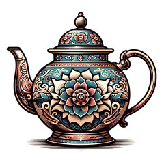 Vintage Teapot Decoration