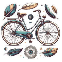 Vintage Bicycle Decoration