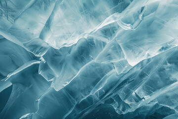 Obraz premium Generative ai on theme of beautiful texture transparent ice for design natural abstract background
