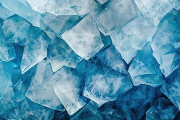 Obraz premium Generative ai on theme of beautiful texture transparent ice for design natural abstract background
