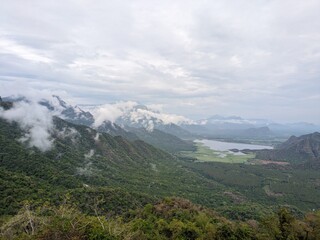 Naklejka premium mountains in the mountains
