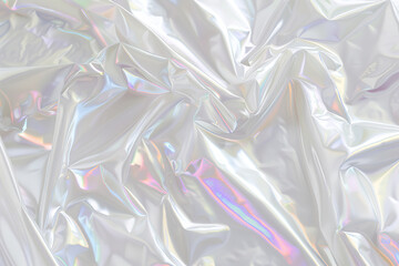 Generative ai on theme of beautiful texture metal creasy foil, design natural abstract background