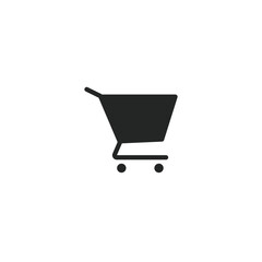 Shopping cart icon set. Collection of web icons for online shops, of various cart icons in different shapes. Editable stroke 2000x2000 Pixel.